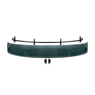 Windshield visor on frame (semi-transparent black gloss, 5mm) photo 1