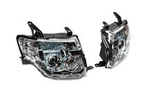 Mitsubishi Pajero Wagon IV 2006-2021 Front Headlights OEM (2 pcs) photo 2