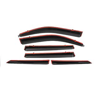 Window Deflectors with Chrome Trim Niken Luxury (6 pcs) photo 4