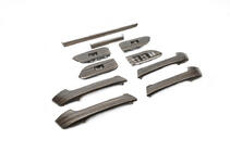 Toyota Land Cruiser Prado 150 2009-2023 Dark wood trim insert set photo 3