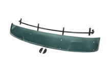 Mercedes Sprinter W907/W910 2018- Windshield visor on frame (semi-transparent black gloss, 5mm) photo 2