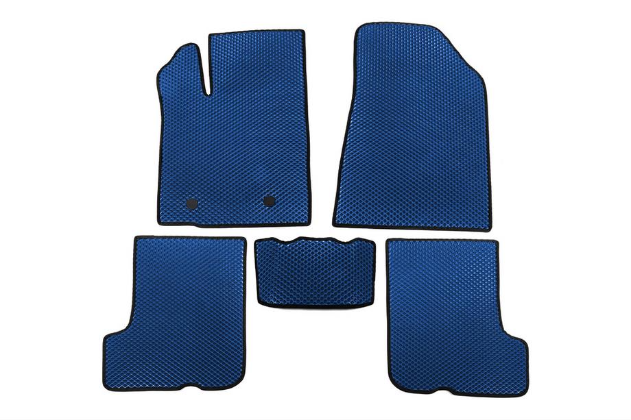 Dacia Sandero 2007-2013 EVA Floor Mats (Blue) Image