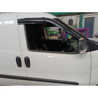 Window Deflectors (2 pcs, Sunplex Sport) Fiat Doblo II 2010-2022 photo 2