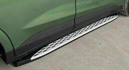 Ford Courier 2023- Side Steps Shining V1 (2 pcs, Aluminum) photo 2