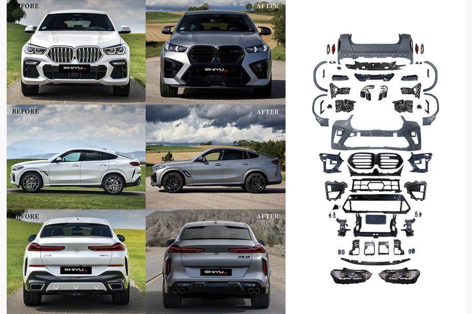 BMW X6 G06 2019–2027 Facelift Body Kit to X6M F96 2024 Image