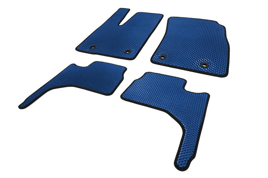 Lexus LX 500d/600 2022- EVA Car Floor Mats Blue Photo 2