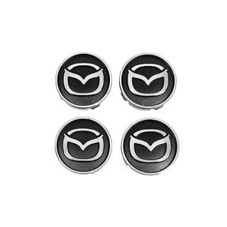 Black wheel center caps maz5955tur-bl (59mm to 55mm, 4 pcs)