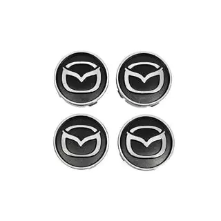 Black wheel center caps maz5955tur-bl (59mm to 55mm, 4 pcs) photo 1