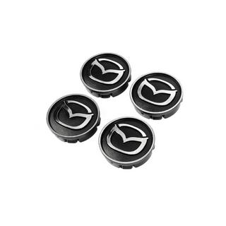 Black wheel center caps maz5955tur-bl (59mm to 55mm, 4 pcs) photo 2