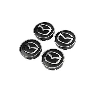 Black wheel center caps maz5955tur-bl (59mm to 55mm, 4 pcs) photo 2