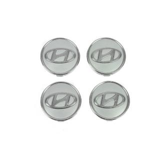 Wheel center caps grey hyun60tur-sir (59mm to 55mm, 4 pcs)
