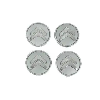 Wheel center caps grey cit5955tur-sir (59mm to 55mm, 4 pcs) photo 1