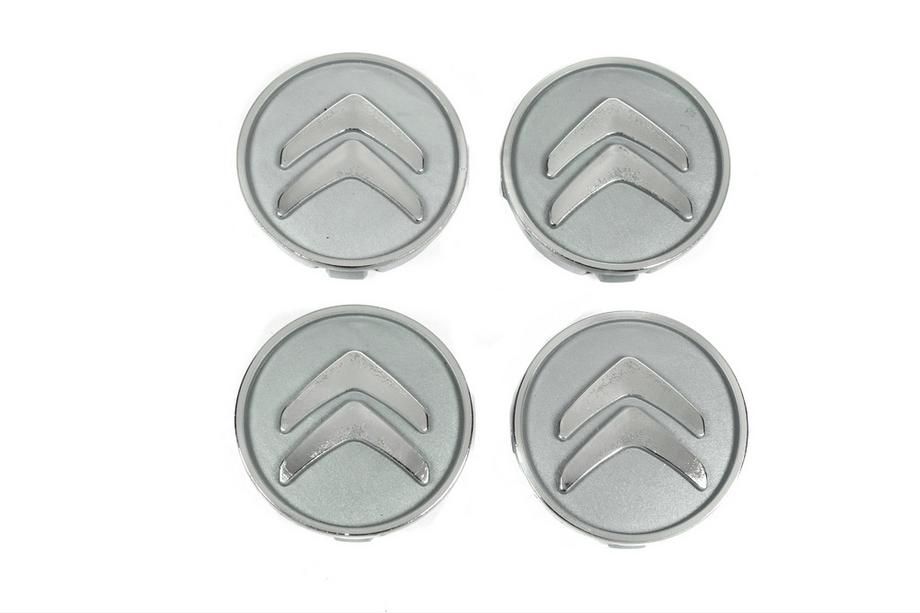 Citroen Wheel center caps grey cit5955tur-sir (59mm to 55mm, 4 pcs) Image