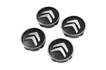 Citroen Black wheel center caps cit5955tur-bl (59mm to 55mm, 4 pcs) photo 2