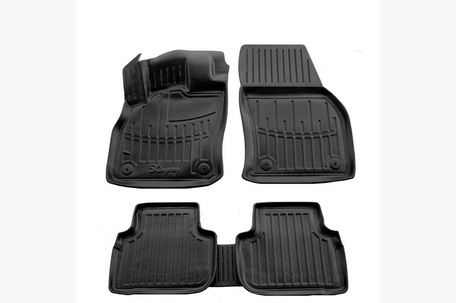 Audi Q3 2019–2025 Stingray 3D Rubber Floor Mats (5 pcs, Polyurethane) Image