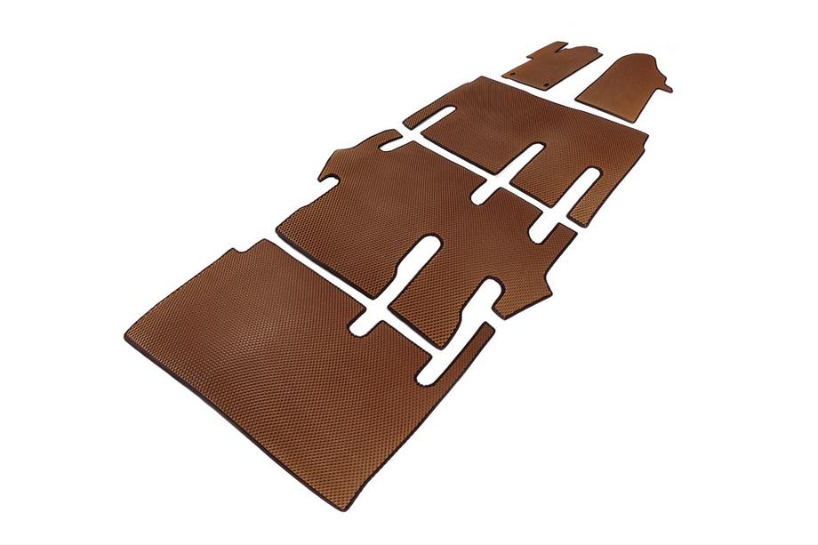 Mercedes Vito/V-class W447 2014- EVA Floor Mats V-class ExtraLong 2 side (Pickup only, full interior, Brown) Photo 2
