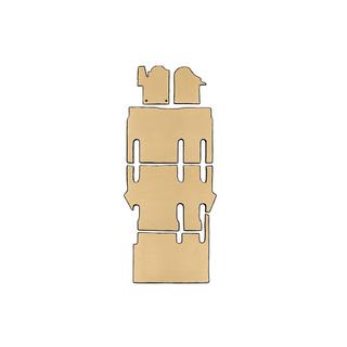 EVA Floor Mats V-Class ExtraLong 2 side (Pickup only, full interior, Beige) photo 1
