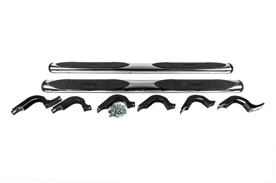 Toyota FJ Cruiser 2006-2022 Side Bars B098602 (2 pcs, stainless steel) (chrome) Image