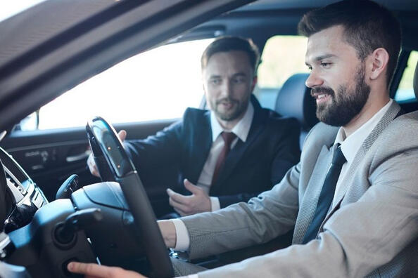 Why is it important to conduct a test drive before buying a car?