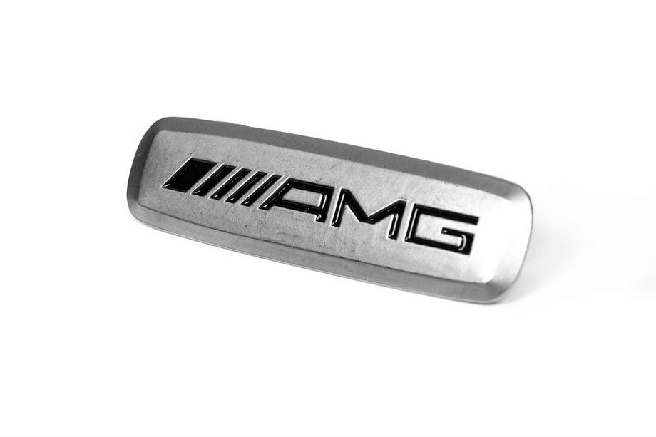 Mercedes-Benz AMG Aluminum Badge for Floor Mats (1 pc) Photo 2