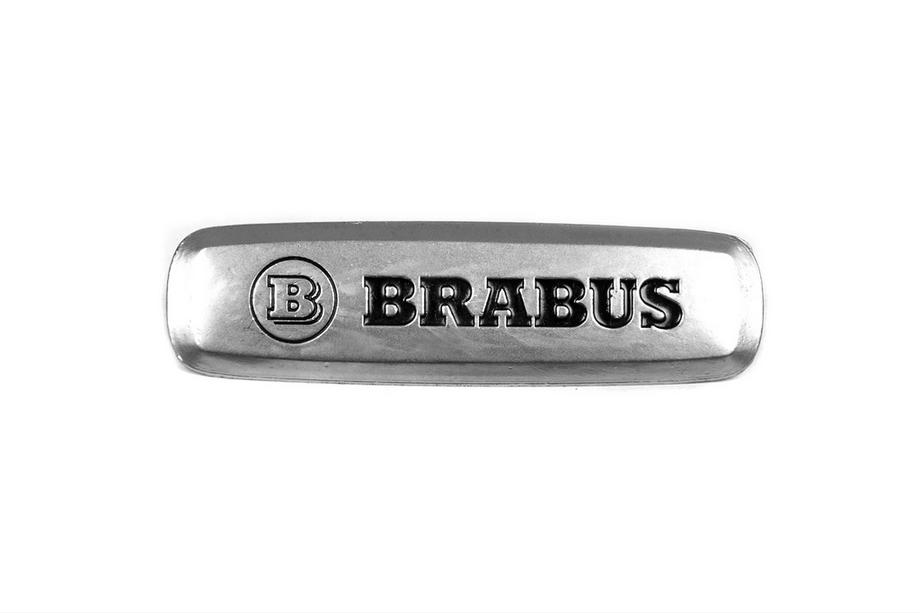 Mercedes-Benz Brabus Aluminum Badge for Floor Mats (1 pc) Photo 1
