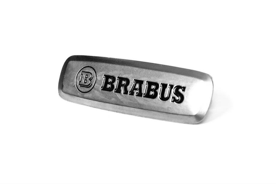Mercedes-Benz Brabus Aluminum Badge for Floor Mats (1 pc) Photo 2
