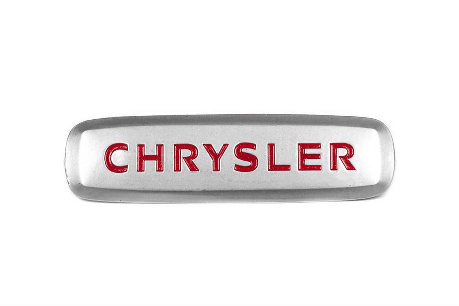 Chrysler Aluminum Badge for Car Mats (1 pc) Image
