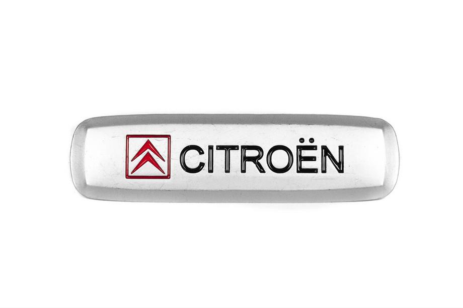 Citroen Aluminum Badge for Car Mats (1 pc) Image