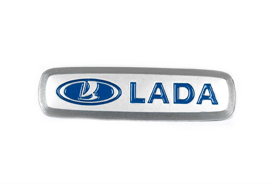 Lada Aluminum Badge for Car Mats (1 pc) Photo 1