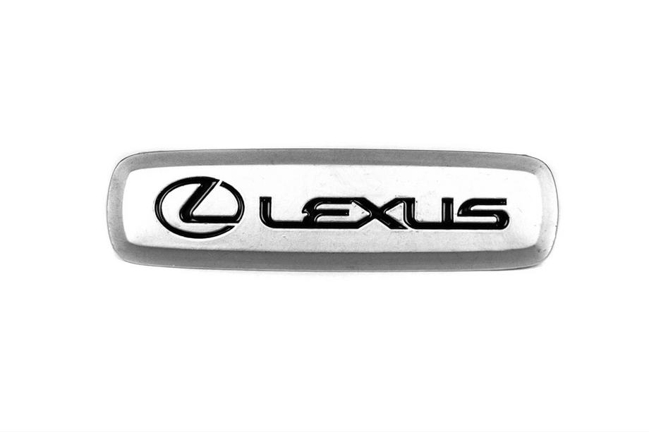 Lexus Aluminum Badge for Car Mats (1 pc) Photo 1