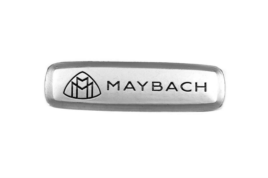 Mercedes-Benz Maybach Aluminum Badge for Floor Mats (1pc) Photo 1