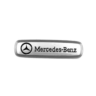 Mercedes Aluminum Badge for Floor Mats (1 pc) photo 1