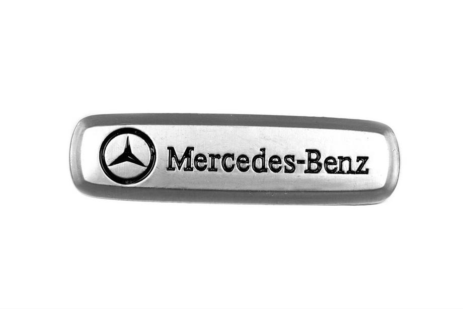 Mercedes-Benz Mercedes Aluminum Badge for Floor Mats (1 pc) Photo 1