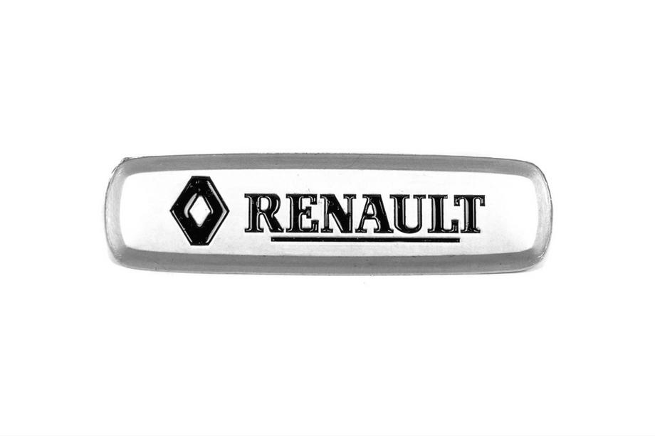 Renault Aluminum Badge for Car Mats (1 pc) Image