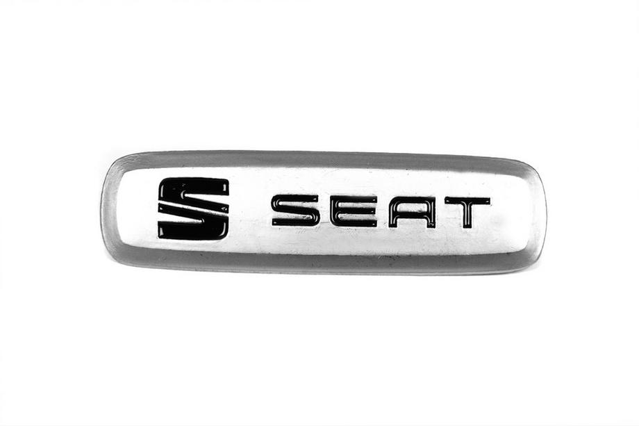 Seat Aluminum Badge for Car Mats (1 pc) Image