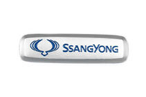 SsangYong Aluminum Badge for Car Mats (1 pc) photo 1