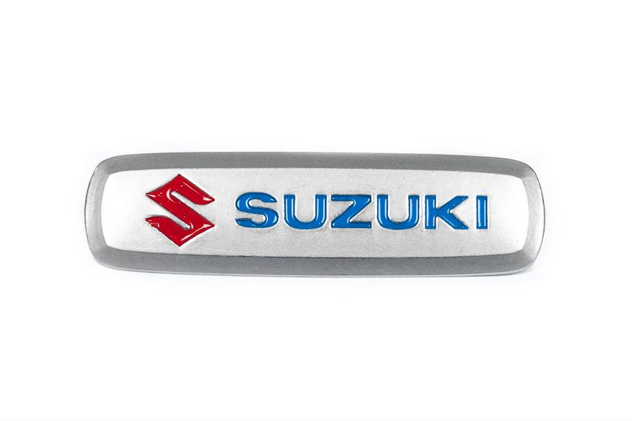 Suzuki Aluminum Badge for Car Mats (1 pc) Image