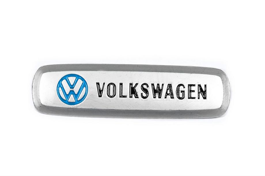 Volkswagen Aluminum Badge for Car Mats (1 pc) Photo 1