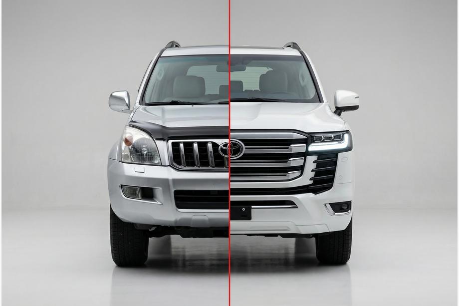 Toyota Land Cruiser Prado 120 2002-2009 Facelift Body Kit to LC 300 Photo 1