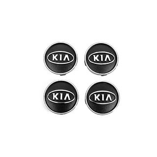 Black Wheel Center Caps kia60tur-bl (59mm to 55mm, 4 pcs) photo 2