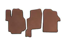 Volkswagen Crafter 2016- Floor Mats 2016-2023 (3pcs, EVA, Brown) photo 1
