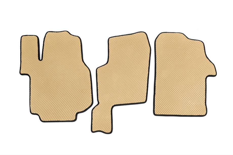 Volkswagen Crafter 2016- Floor Mats 2016-2023 (3pcs, EVA, Beige) Photo 1