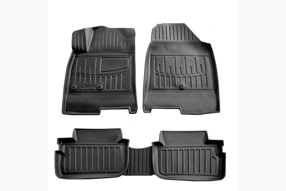 Hyundai Ioniq 2016-2022 Floor Mats Stingray 3D (electric) (USA) (5 pcs, Polyurethane) Image