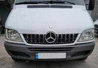 Mercedes Sprinter W901/902/903/904/905 1995–2006 Front Grille GT Panamericana Chrome Eco (CDI, 2002-2006) photo 1