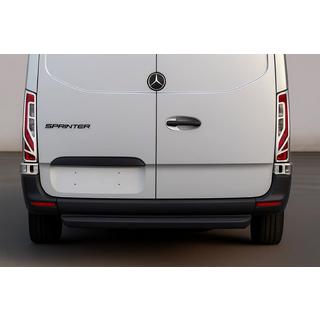 Tail Light Covers V-1 (2 pcs, stainless steel) Carmos Mercedes Sprinter W907/W910 2018- photo 1