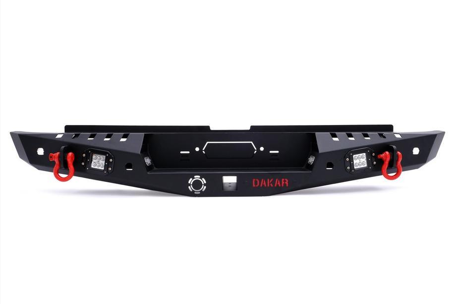 Nissan Navara 2006-2015 Reinforced Rear Bumper Dakar V1 Photo 1