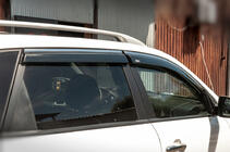 Kia Sorento II XM 2009-2014 Window deflectors with chrome trim (4 pcs, Niken) photo 2