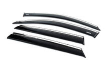 Kia Sorento II XM 2009-2014 Window deflectors with chrome trim (4 pcs, Niken) photo 5