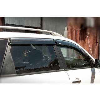 Window deflectors with chrome trim (4 pcs, Niken) Kia Sorento II XM 2009-2014 photo 2