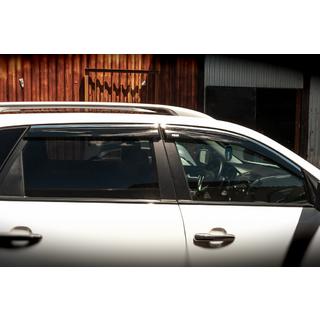 Window deflectors with chrome trim (4 pcs, Niken) Kia Sorento II XM 2009-2014 photo 3